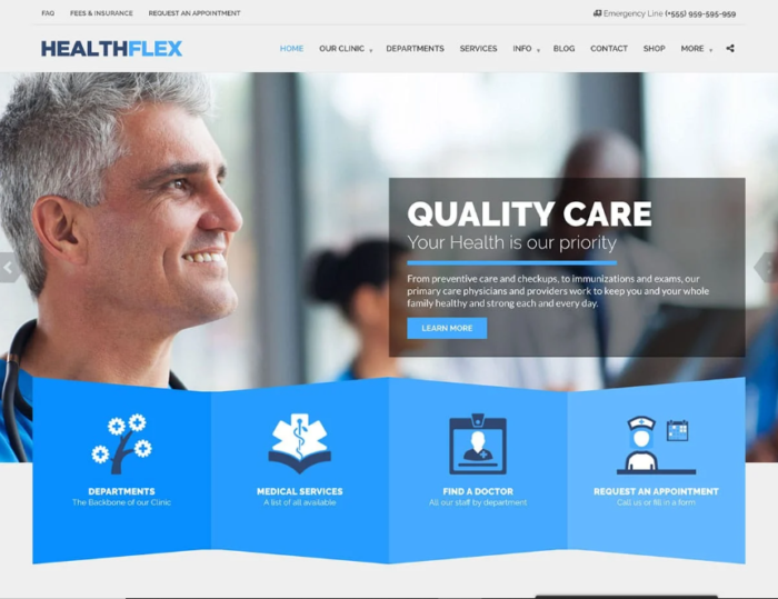 thiết kế website bệnh viện