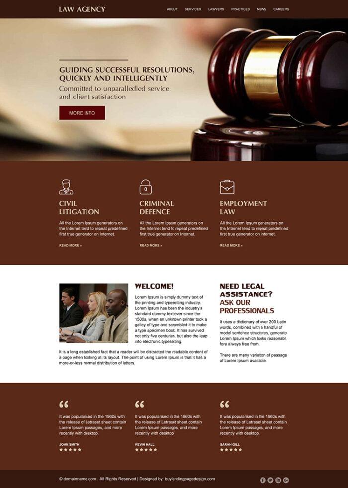 thiết kế website công ty luật