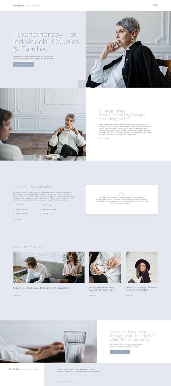 Mẫu thiết kế website cá nhân đẹp giúp xây dựng thương hiệu cá nhân