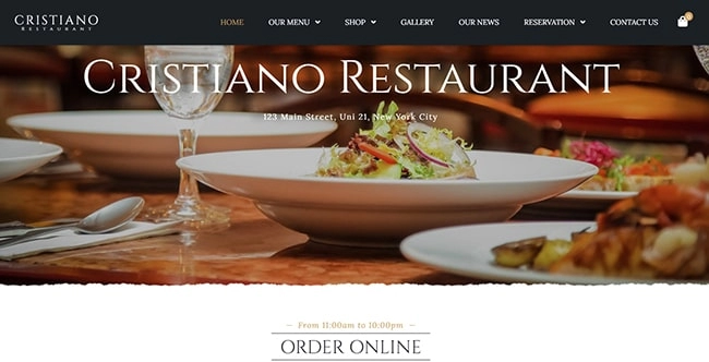 Thiết kế web nhà hàng đẹp - uy tín - chất lượng.