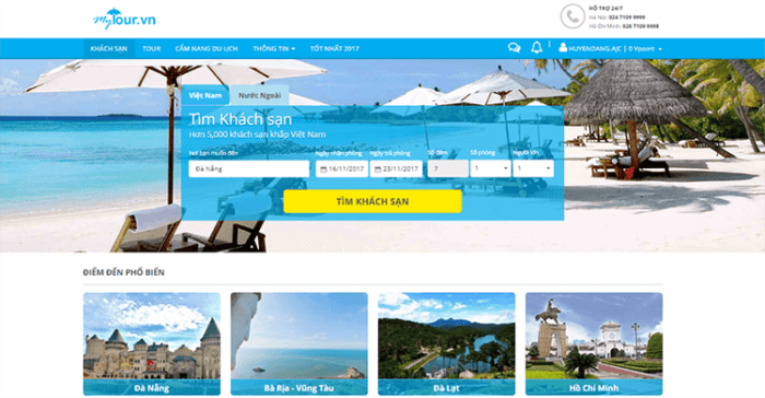 Thiết kế website khách sạn - Bí kíp tăng doanh thu hiệu quả